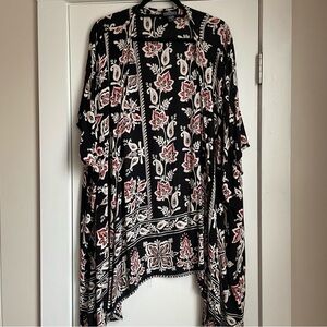 Angie Paisley Black Caftan